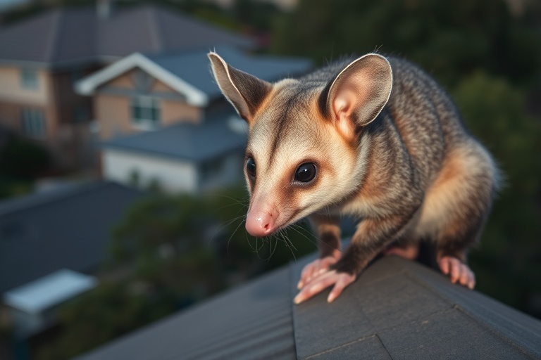 Possum in St albans park residential area